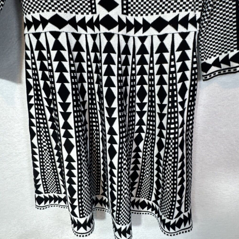 NINA LEONARD Sweater Dress Womens Large Above Knee Fit & Flare 3/4 SLV RN115070‎ - Picture 8 of 15